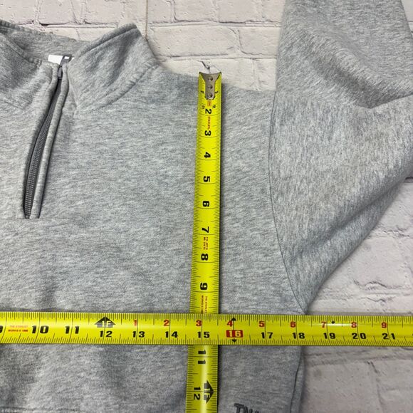 TNA Aritzia Women Sweat Cozy Fleece Sweatshirt Size Small Gray C062 -9 - Picture 3 of 16